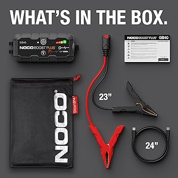 NOCO Boost Plus GB40 1000 Amp 12V Lithium Jump Starter