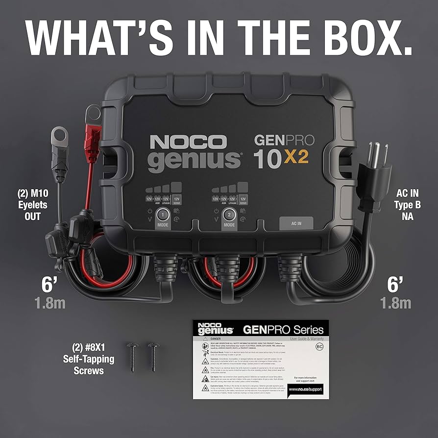 NOCO GENIUS GENPRO10X2 Battery Charger (ASIN: B0B5J5ZJ5Z)