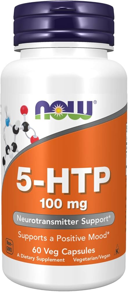 NOW Foods 5-HTP 100 mg with B6 & Serenin