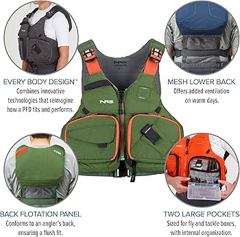NRS Chinook Fishing PFD - Personal Flotation Device