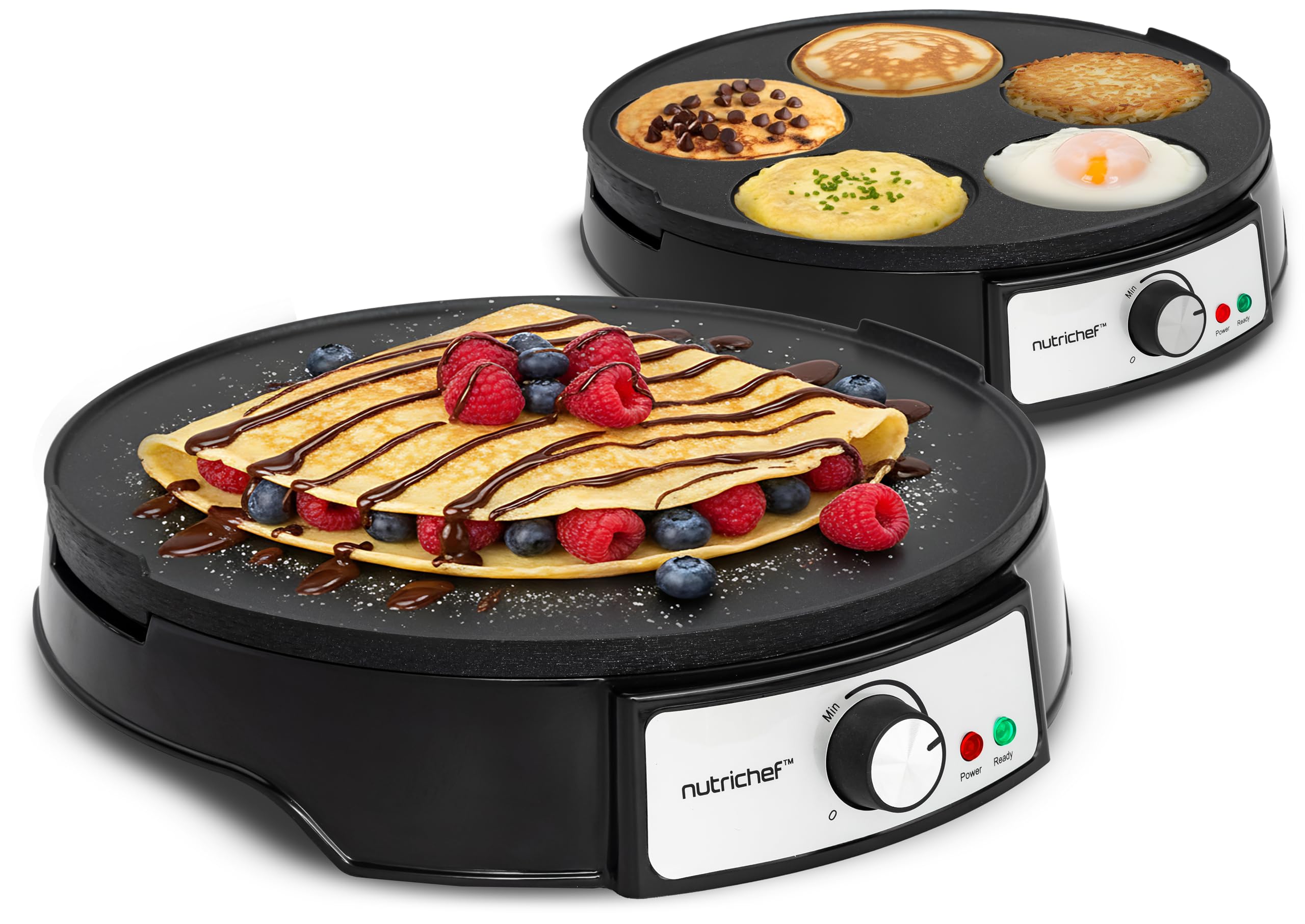 NutriChef Electric Non-Stick Crepe Maker