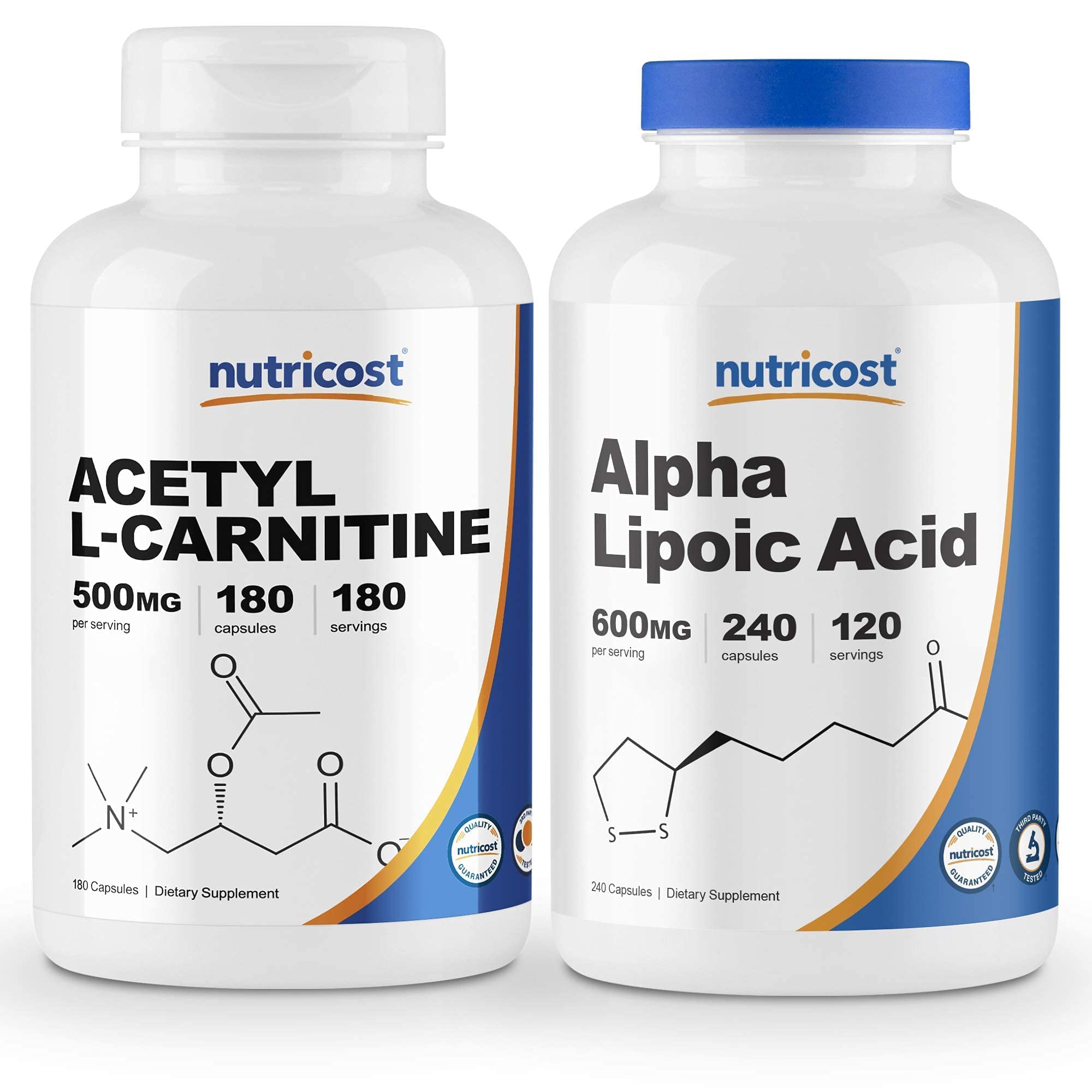Nutricost Acetyl L-Carnitine HCl 600mg, 240 Capsules
