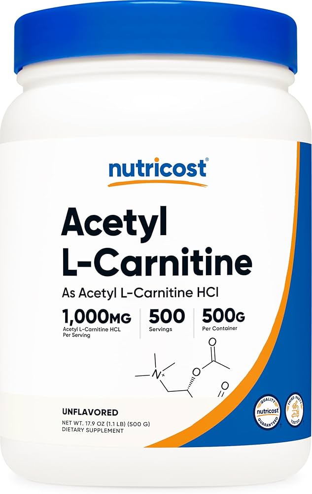 Nutricost Acetyl L-Carnitine Powder 500mg/serving