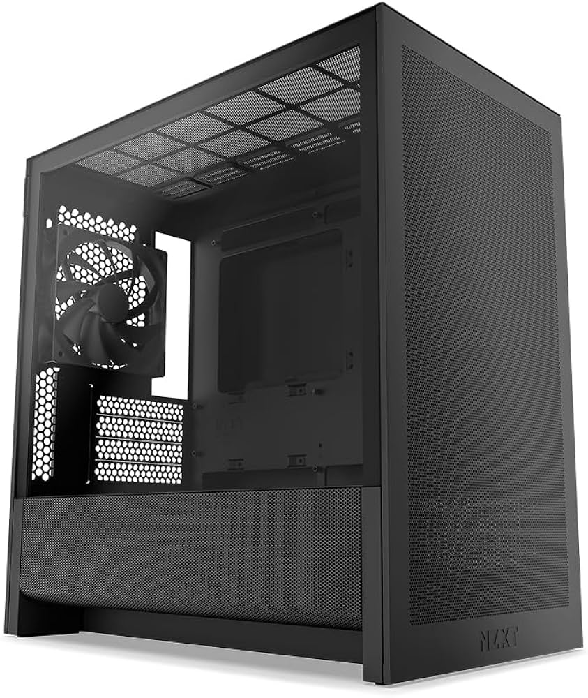 NZXT H3 Flow Compact Gaming Setup (AMD Ryzen 5 9600X, RTX 5070, 32GB DDR5, 1TB SSD) + Dell Alienware AW2725DF 27" OLED 1440p 360Hz Monitor