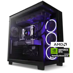 NZXT Player: Three Prime Mini-ITX Gaming PC - Intel Core i5-14600K, NVIDIA RTX 4070 12GB, 32GB DDR5 RAM, 1TB NVMe SSD