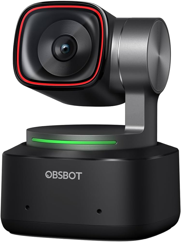 OBSBOT Tiny 2 4K AI PTZ Webcam