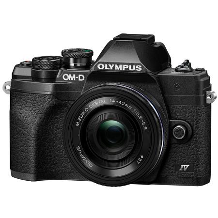 OM SYSTEM OM-D E-M10 Mark IV Mirrorless Camera with M.Zuiko 14-42mm f/3.5-5.6 EZ Lens