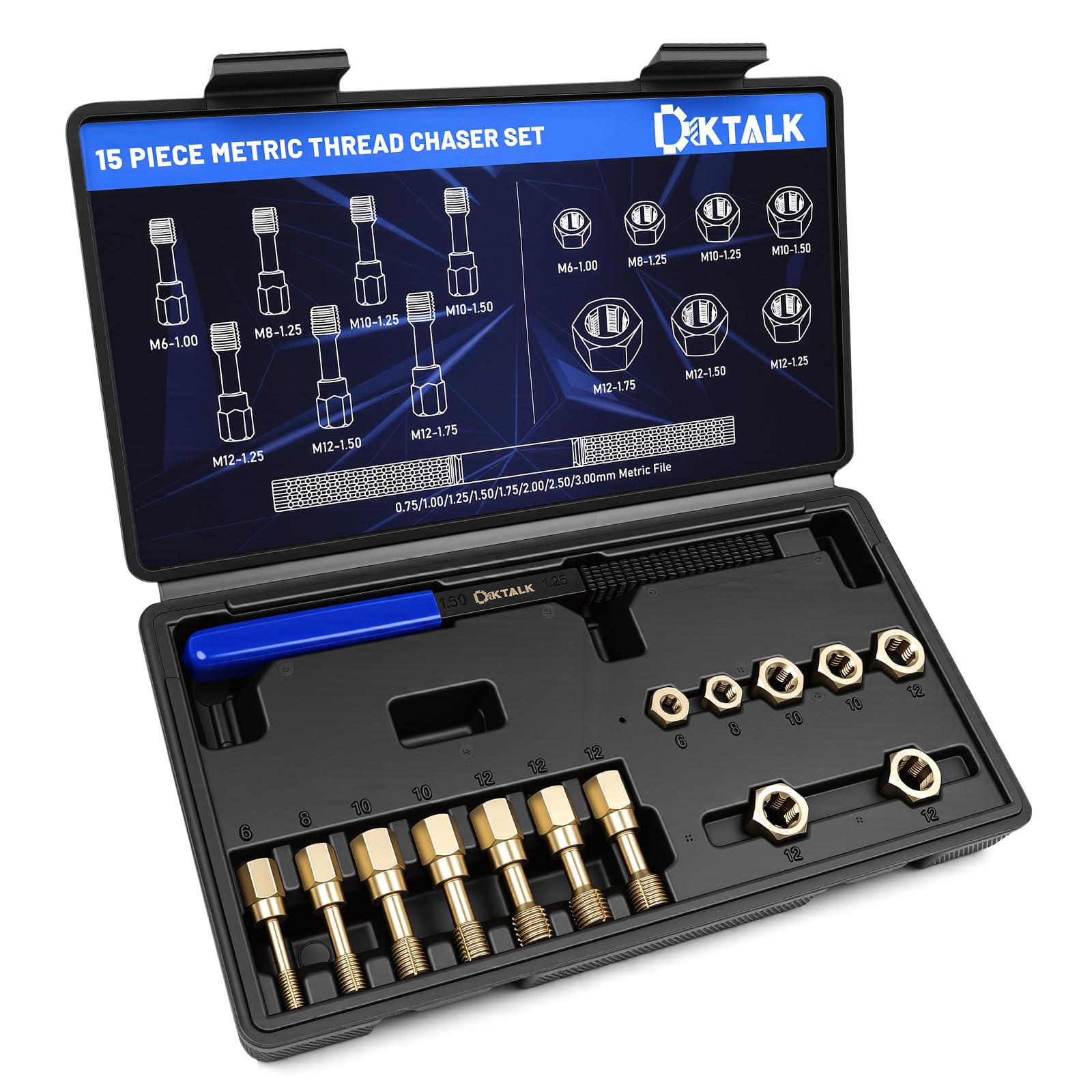 OTC 4605 Thread Chaser Set (Metric and SAE)