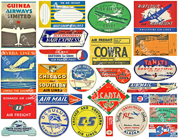 PackTowl Label Stickers (generic travel labels)