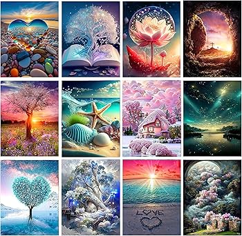 PaintWithDiamonds Diamond Painting 5D Full Drill Premium Kit