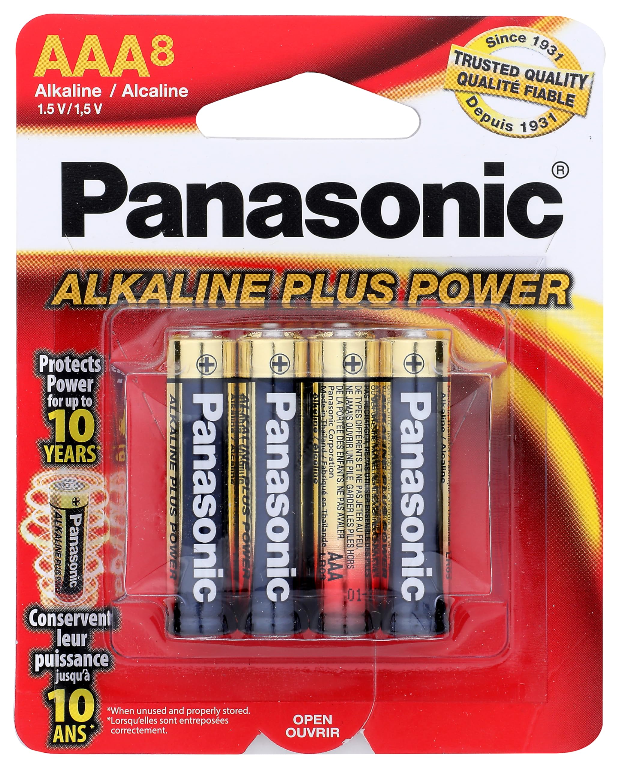 Panasonic AAAA Alkaline Batteries (5-Pack)