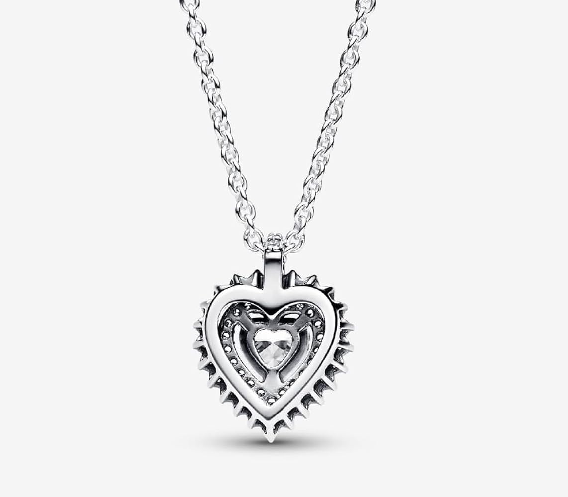 Pandora Moments Heart Locket Necklace in Sterling Silver