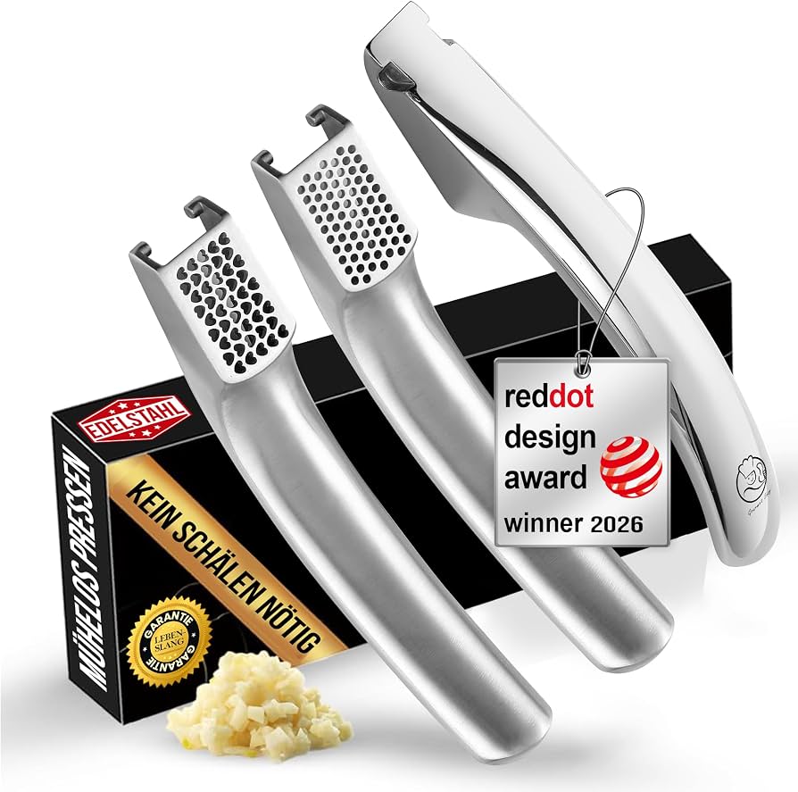 Peleg Design His&Her Garlic Press Set