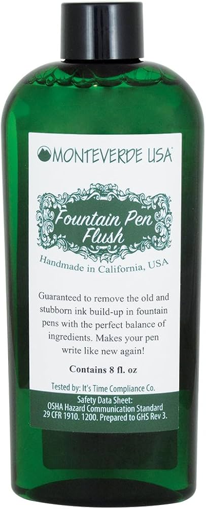 Pen Flush Cleaning Solution