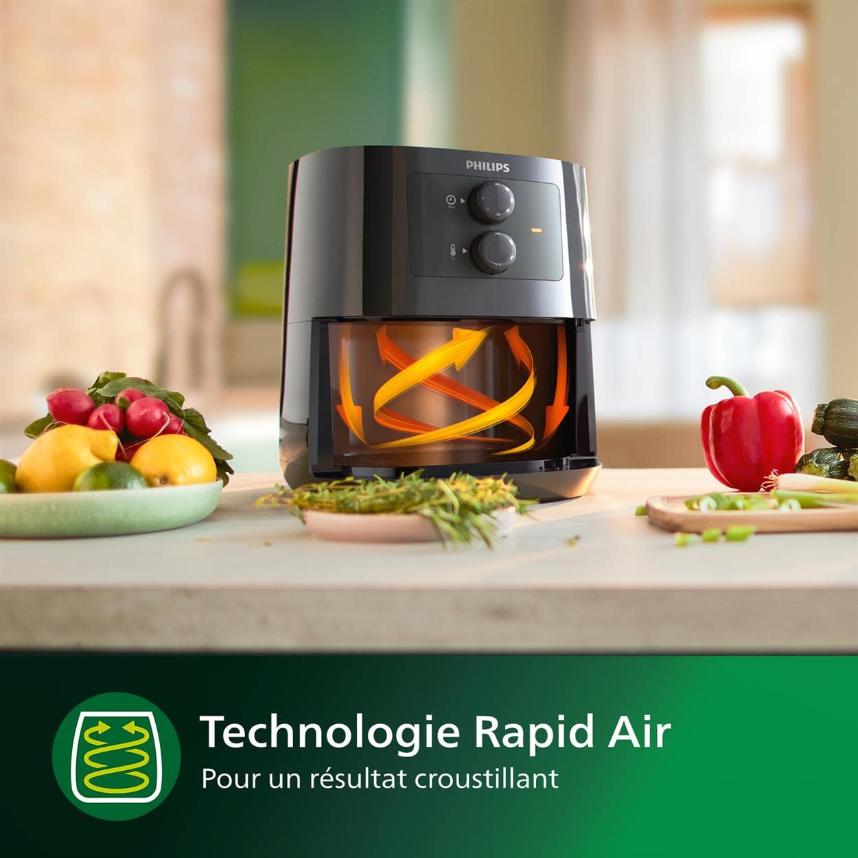 Philips Essential Airfryer 4.1-Quart (HD9200/90)