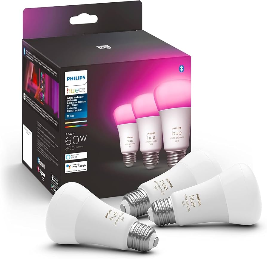 Philips Hue White A19 LED Smart Bulb