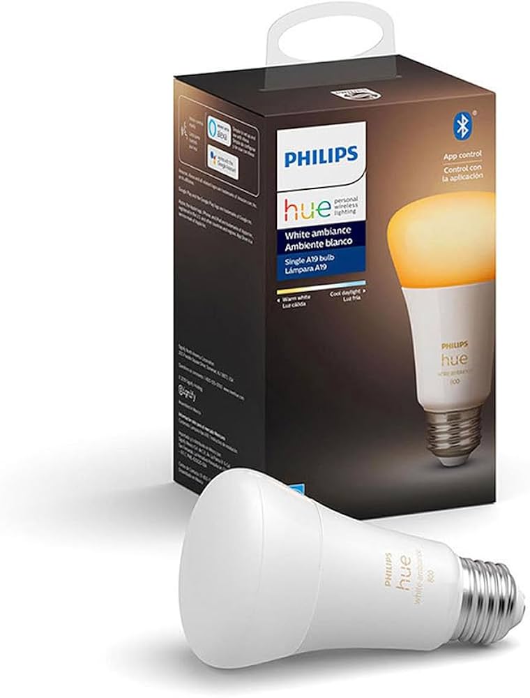 Philips Hue White Smart LED Bulb (Single Pack)