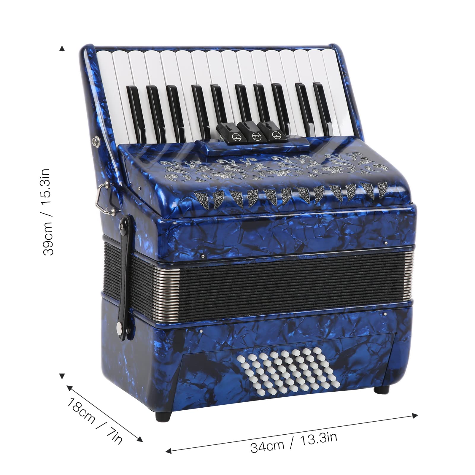 Pioneer PA-26-BK 26-Key Piano Accordion