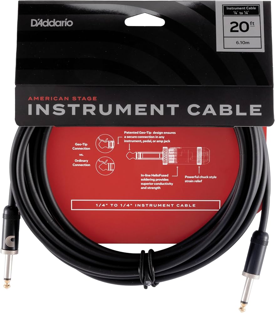 Planet Waves American Stage Instrument Cable 20ft
