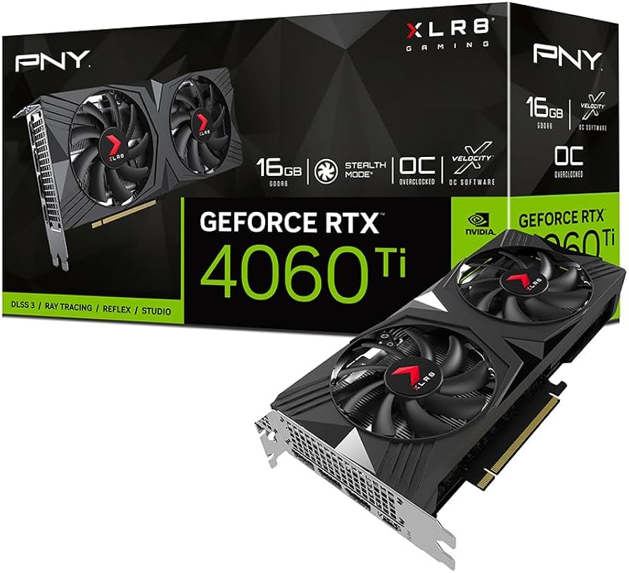 PNY GeForce RTX 4060 Ti 16GB XLR8 Gaming VERTO