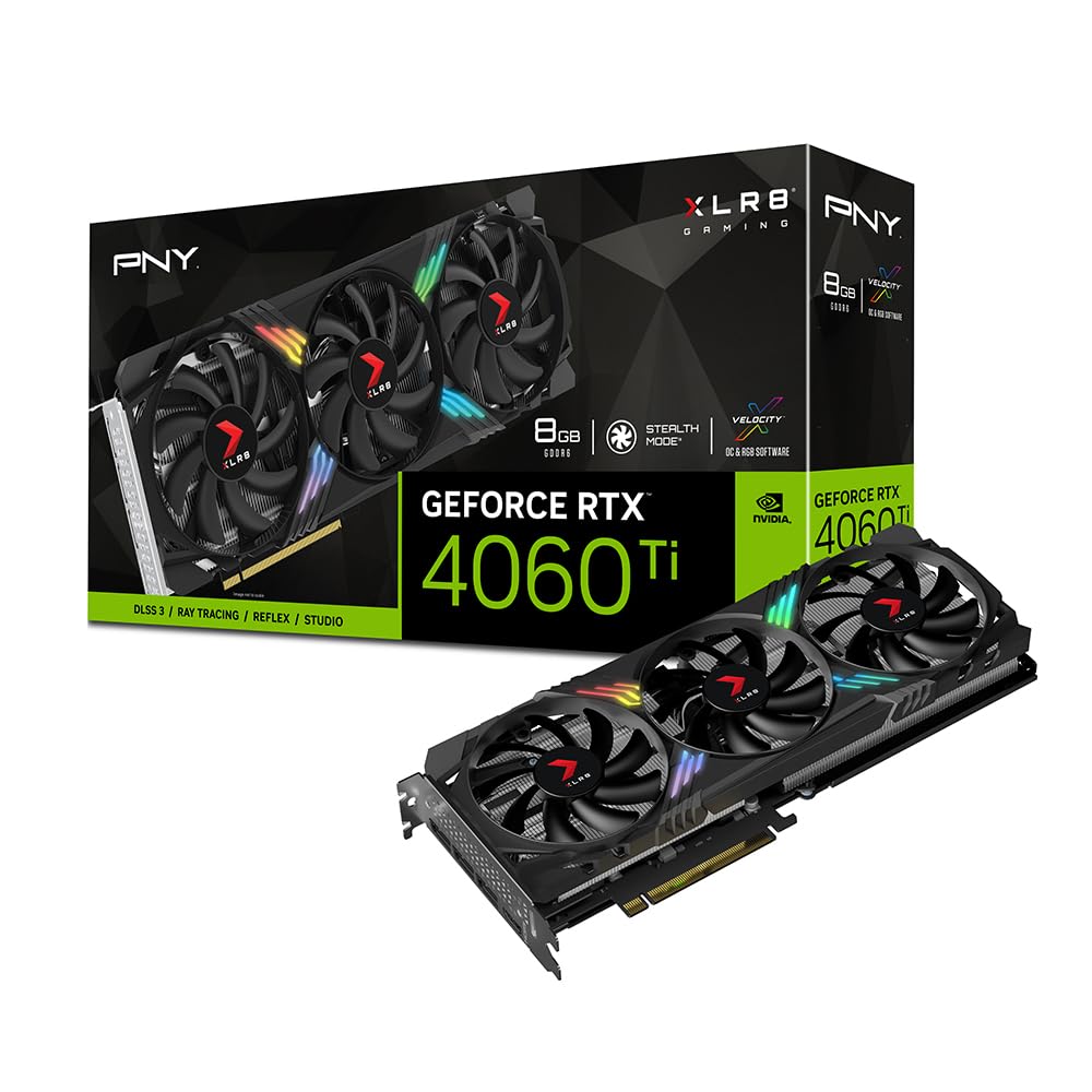 PNY GeForce RTX 4060 Ti 8GB XLR8 Gaming VERTO