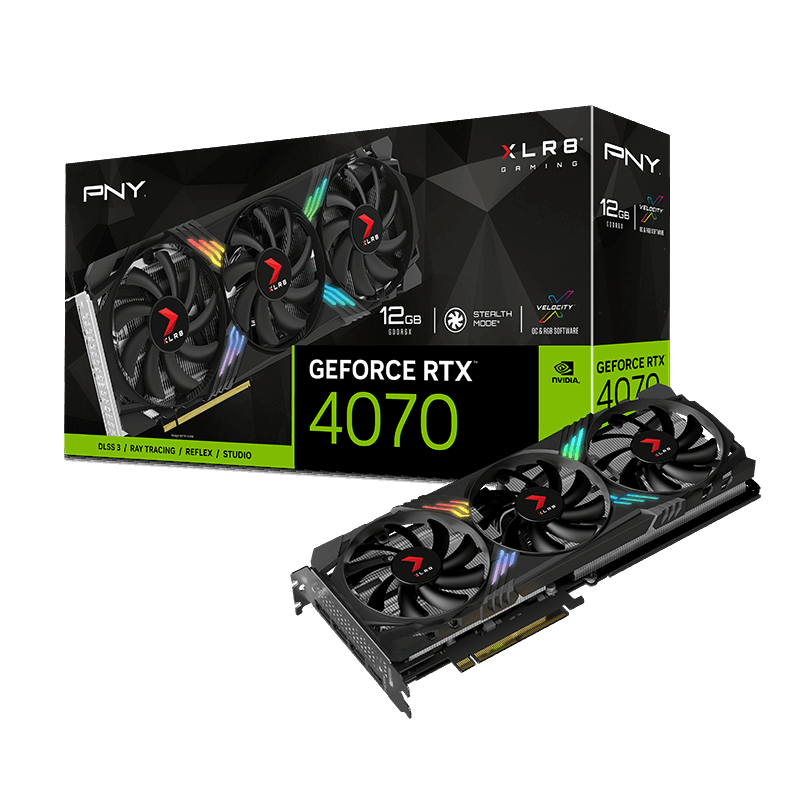 PNY GeForce RTX 4070 12GB XLR8 VERTO