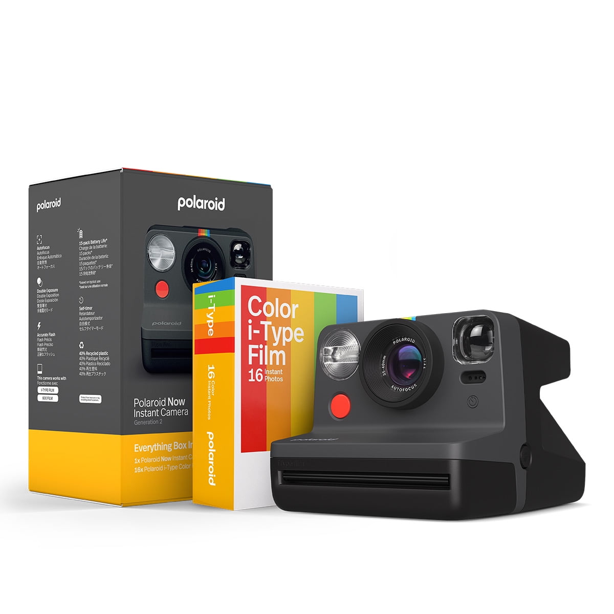 Polaroid Now+ Gen 2 Instant Camera (Black)