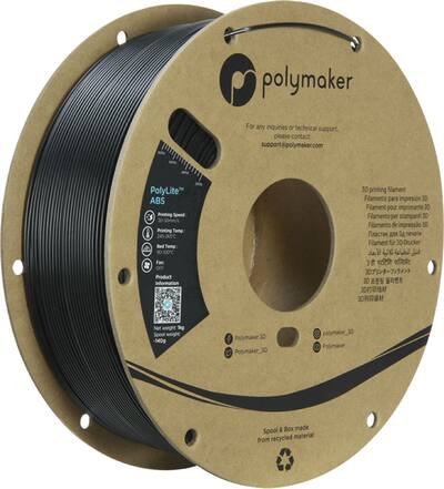 Polymaker PolyLite ABS 1.75mm 1KG Black