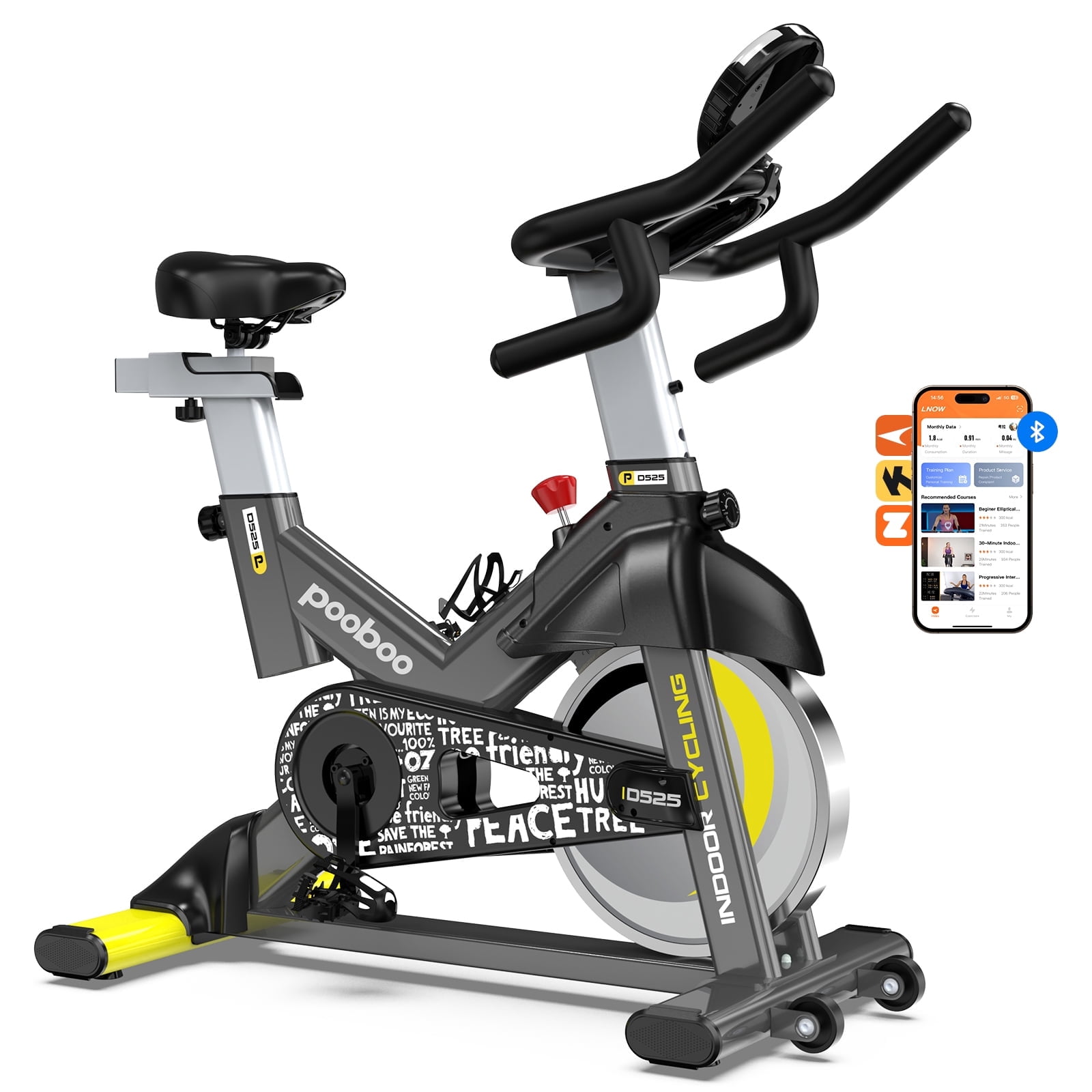 Pooboo Indoor Cycling Bike