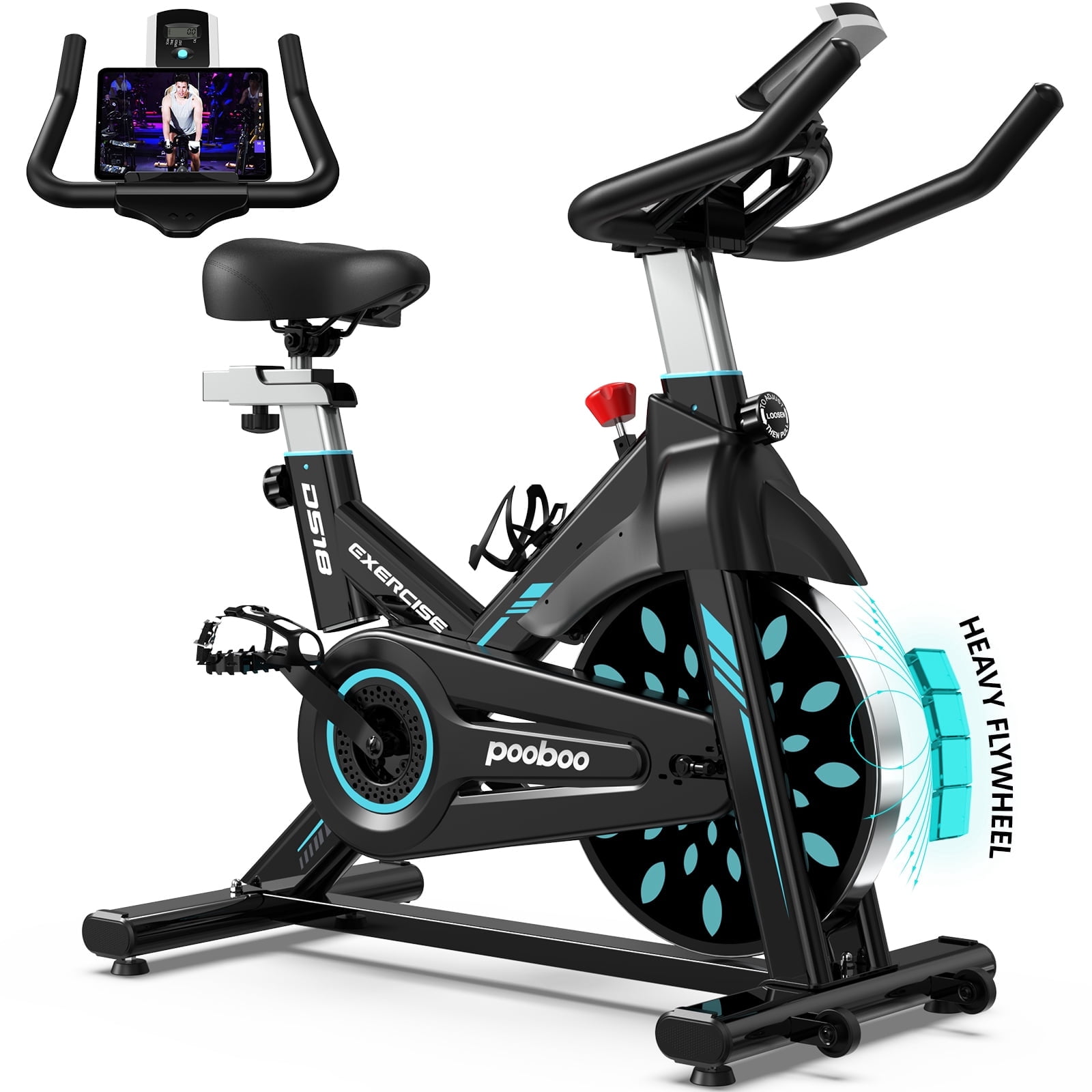 Pooboo Indoor Cycling Bike