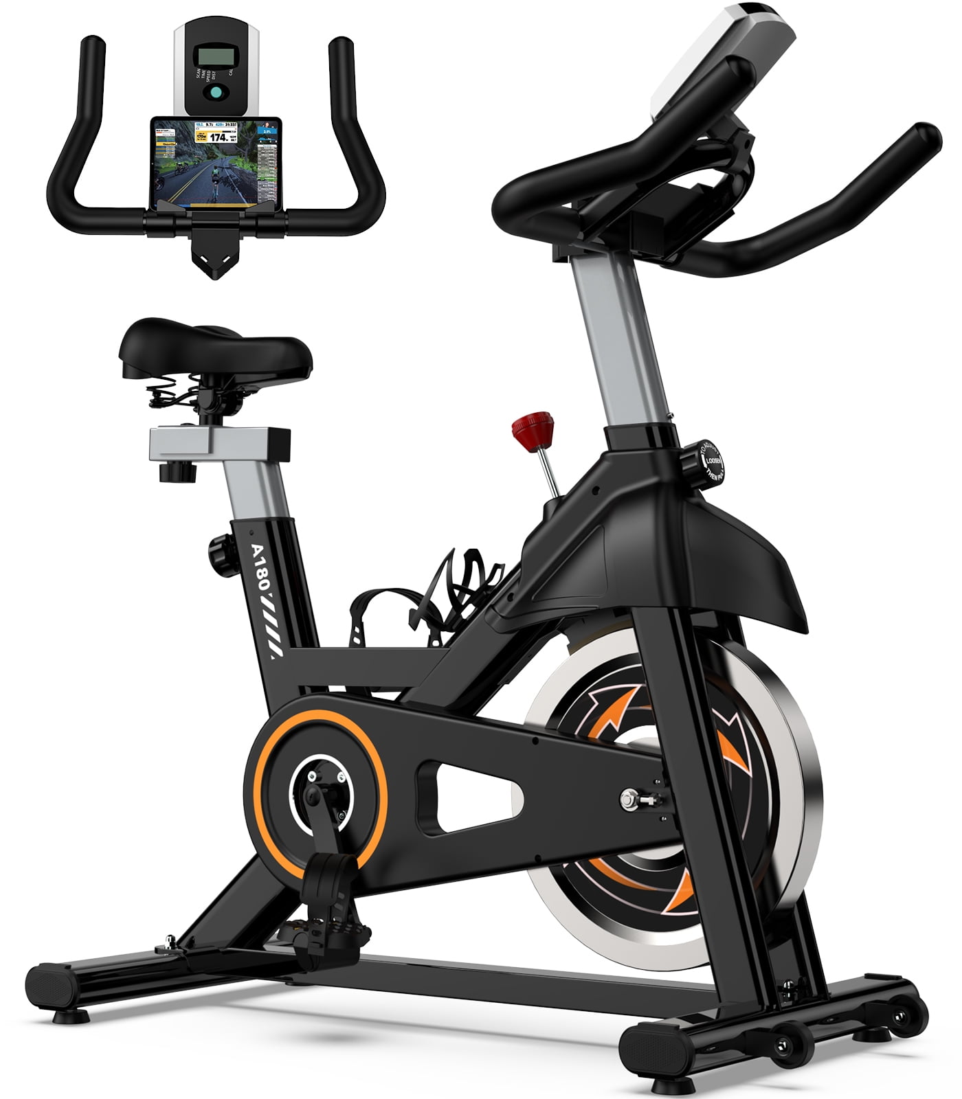 Pooboo Indoor Cycling Bike Belt Drive Stationary Bike