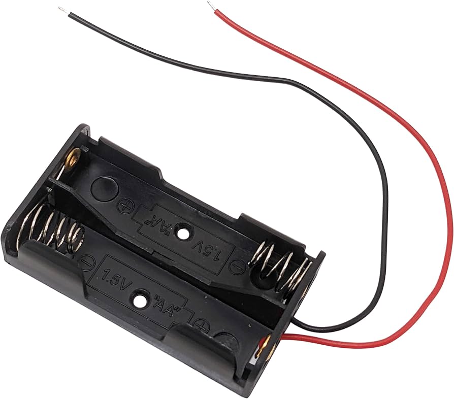 Powerex AA Battery Holder with Leads