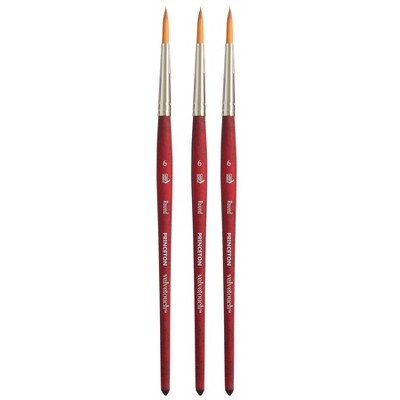 Princeton Velvetouch Round Brush Set (Size 6 & 10)