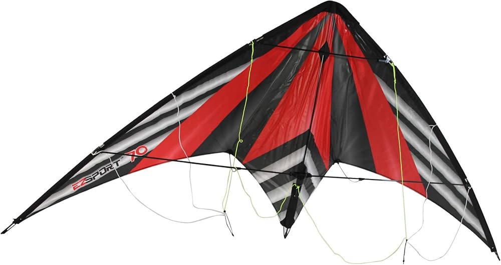 Prism Synapse Dual Line Stunt Kite - Red/Black