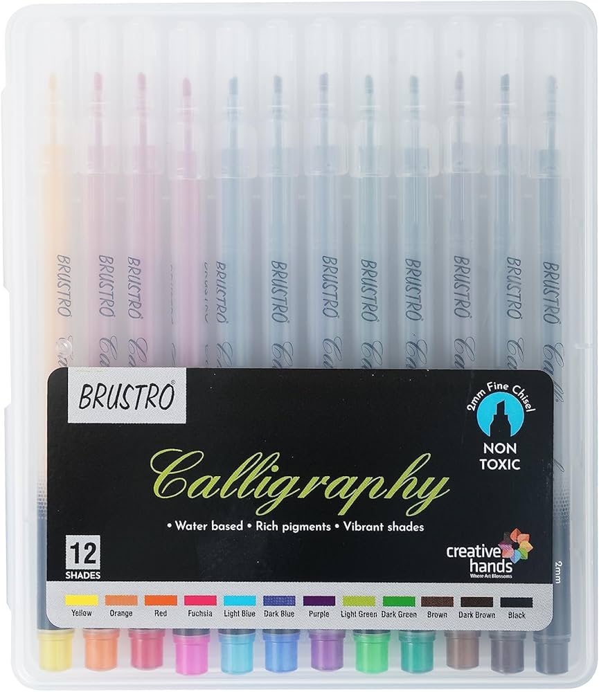 Professional Calligraphy Pen Set with 12 Nibs