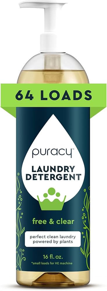 Puracy Natural Liquid Laundry Detergent, 66 Loads, Unscented