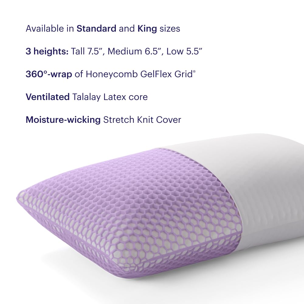 Purple Harmony Pillow (Tall Loft)