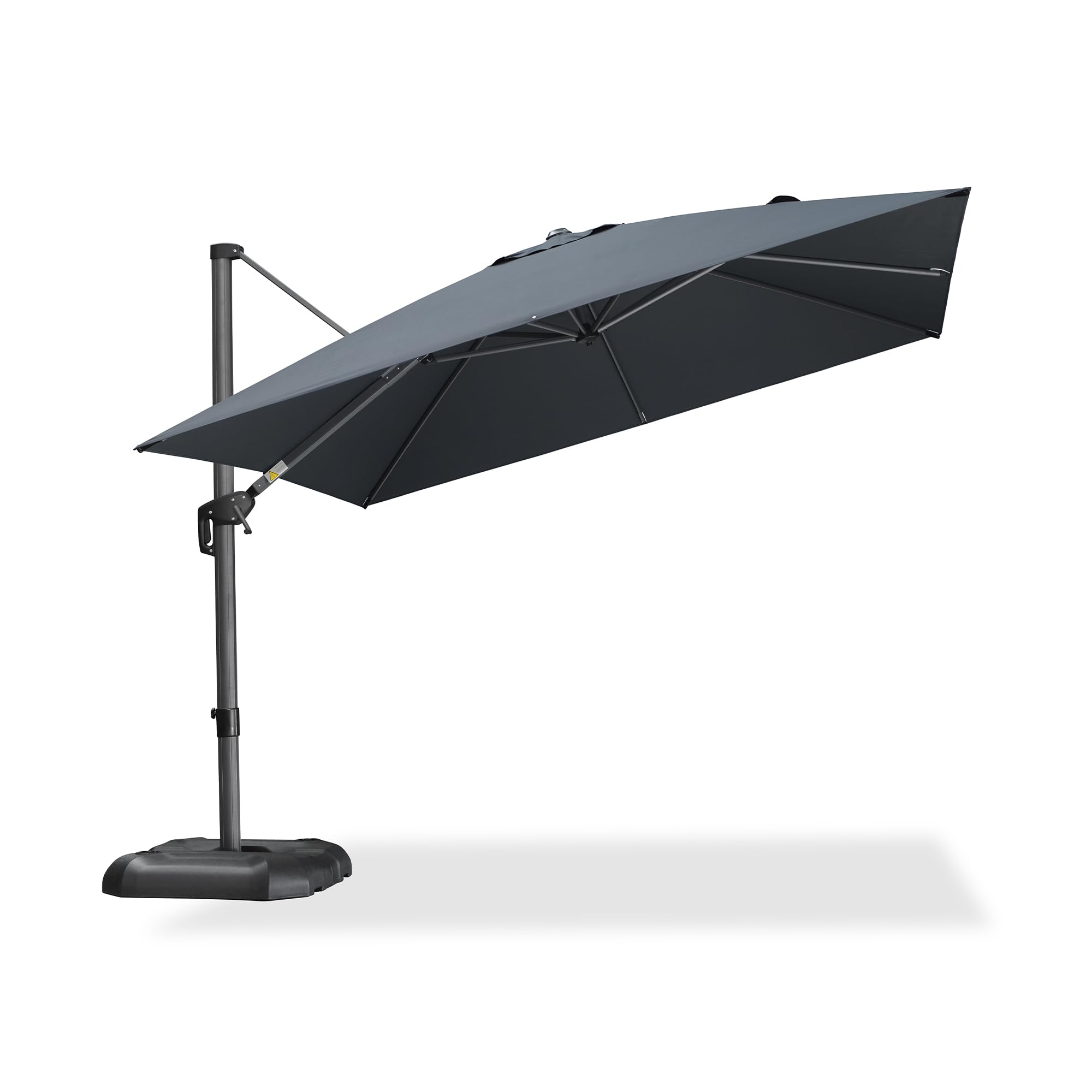 Purple Leaf 10' Offset Umbrella