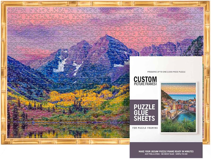 Puzzle Glue and Frame - Puzzle Preserver Kit