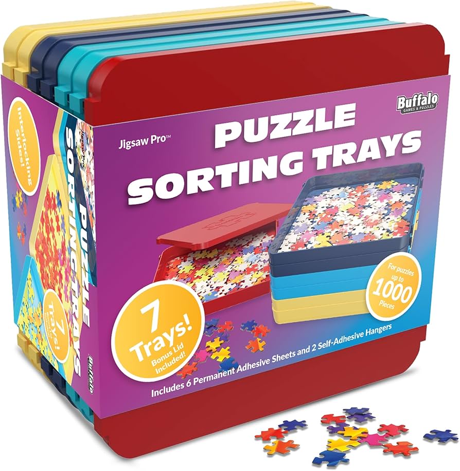Puzzle Sorting Trays Set of 4
