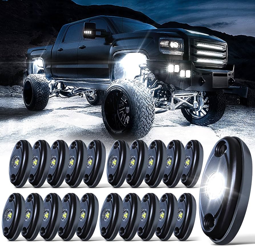 Quad Lock Heavy-Duty LED Rock Light Kit