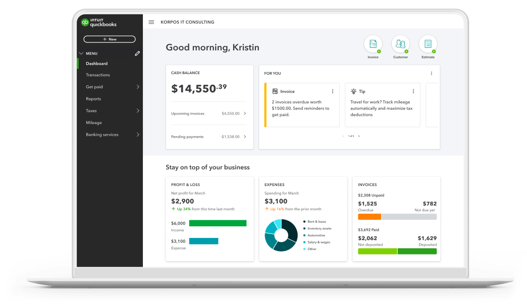 QuickBooks Solopreneur (formerly Self-Employed)