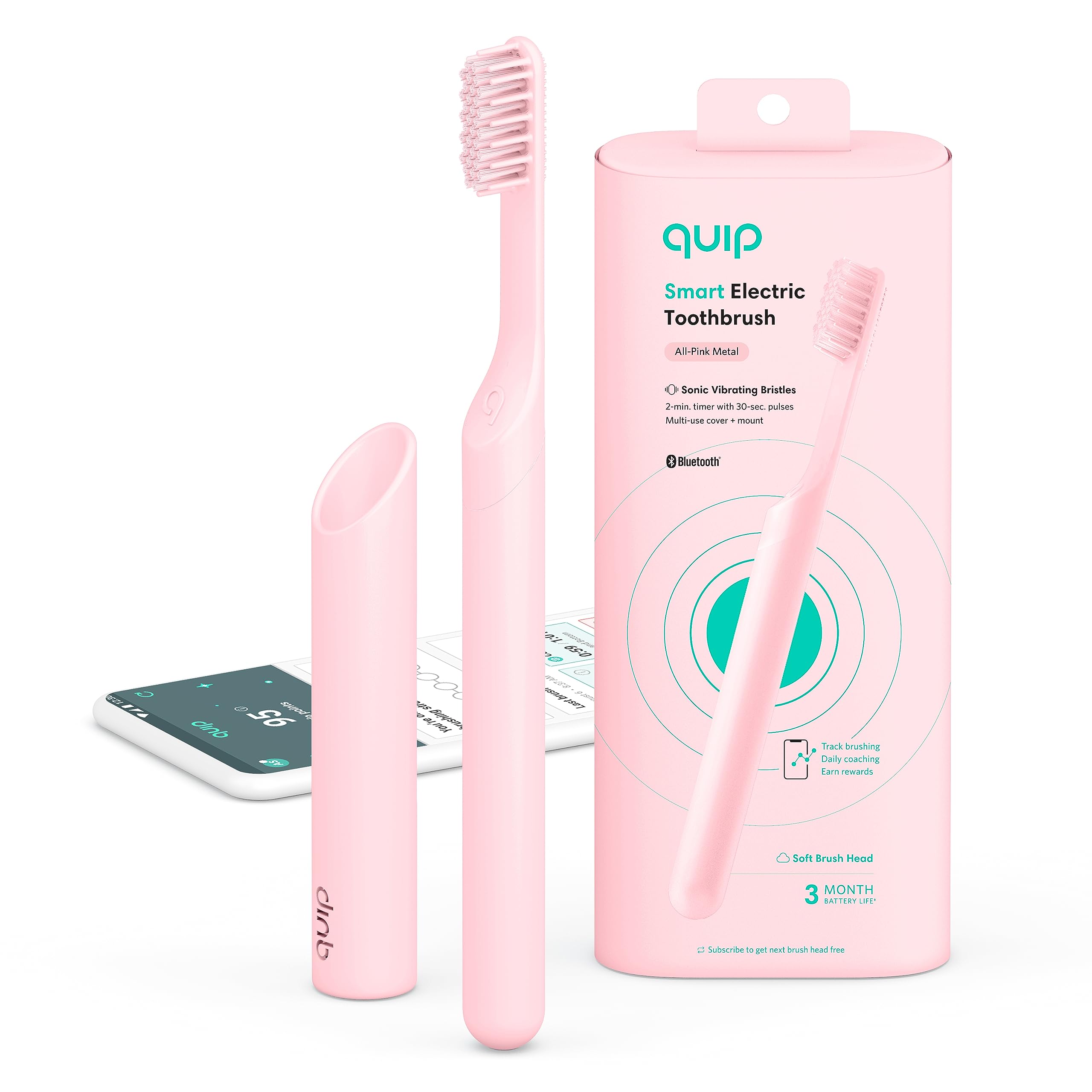 Quip Electric Toothbrush (Smart Metallic Collection)