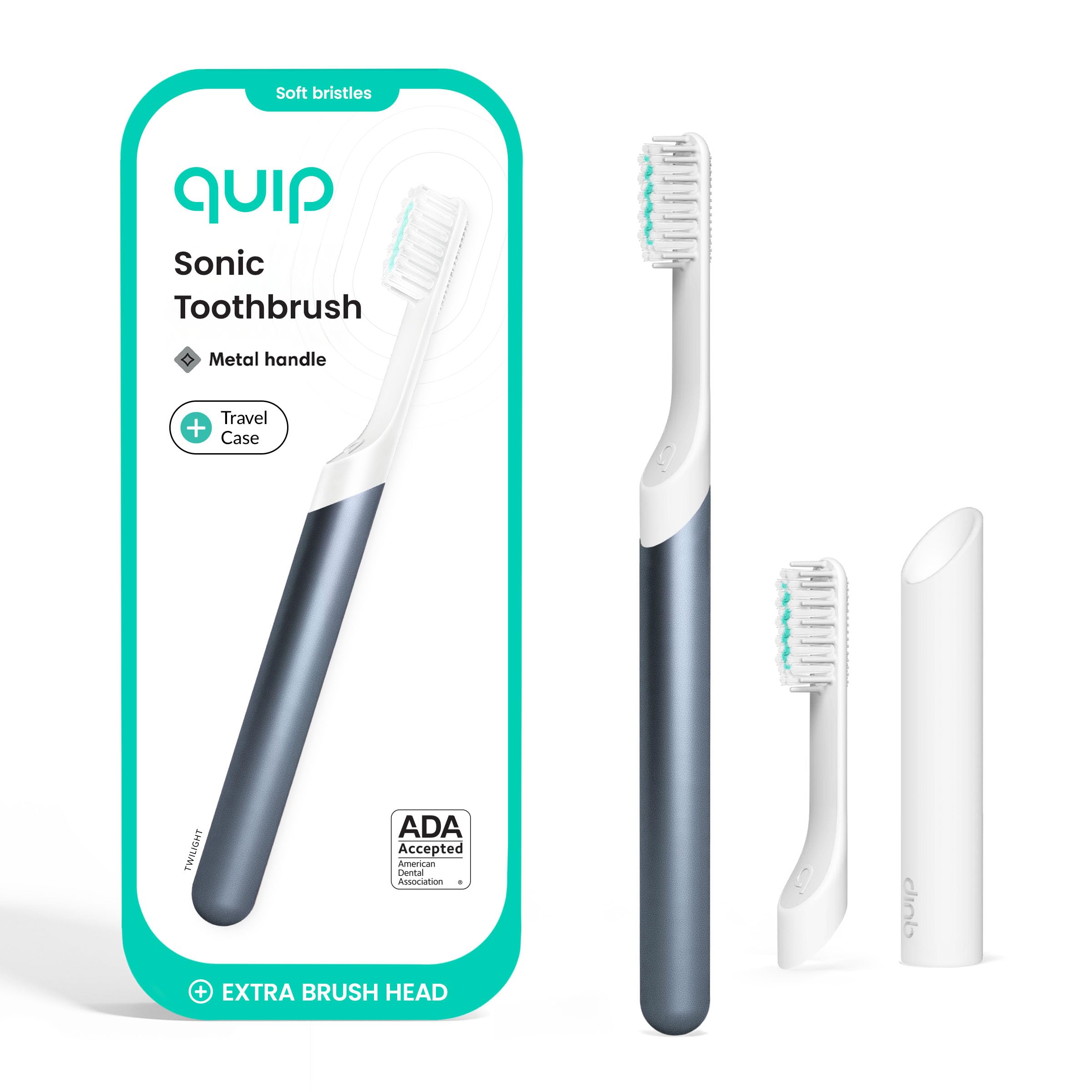 Quip Sonic Electric Toothbrush (Metal Edition)