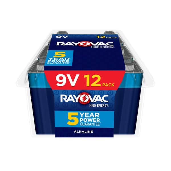 Rayovac High Energy 9V Batteries (6 Pack)