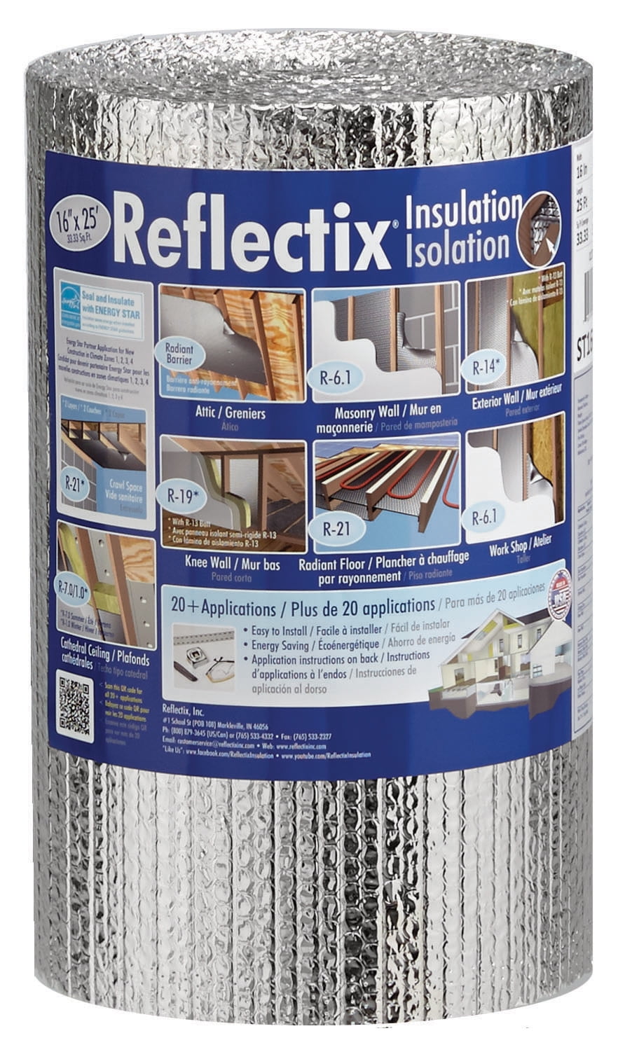 Reflectix ST16025 Double Bubble Insulation (16 x 25 ft)