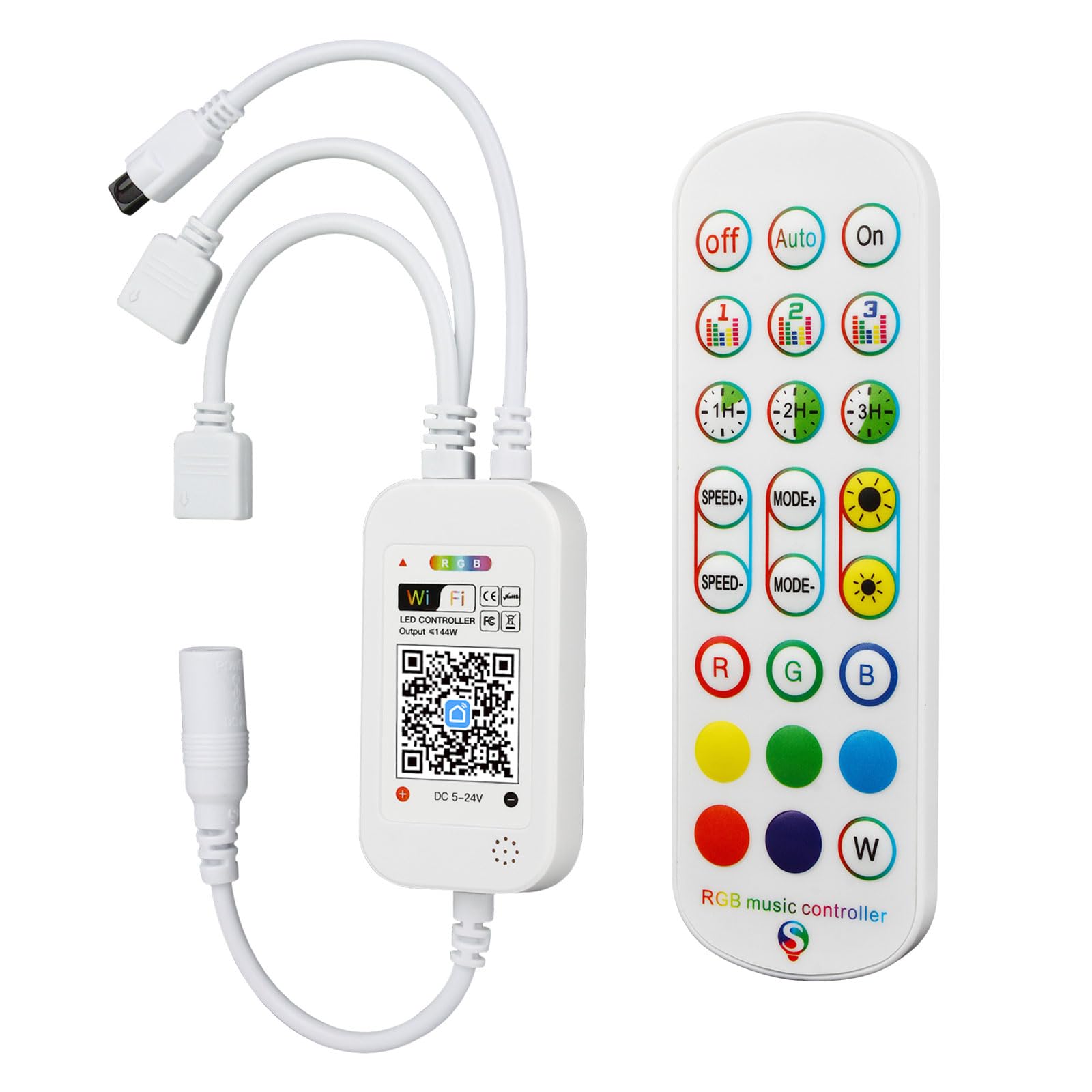 Remote Control for LED Strip Lights (2.4GHz)