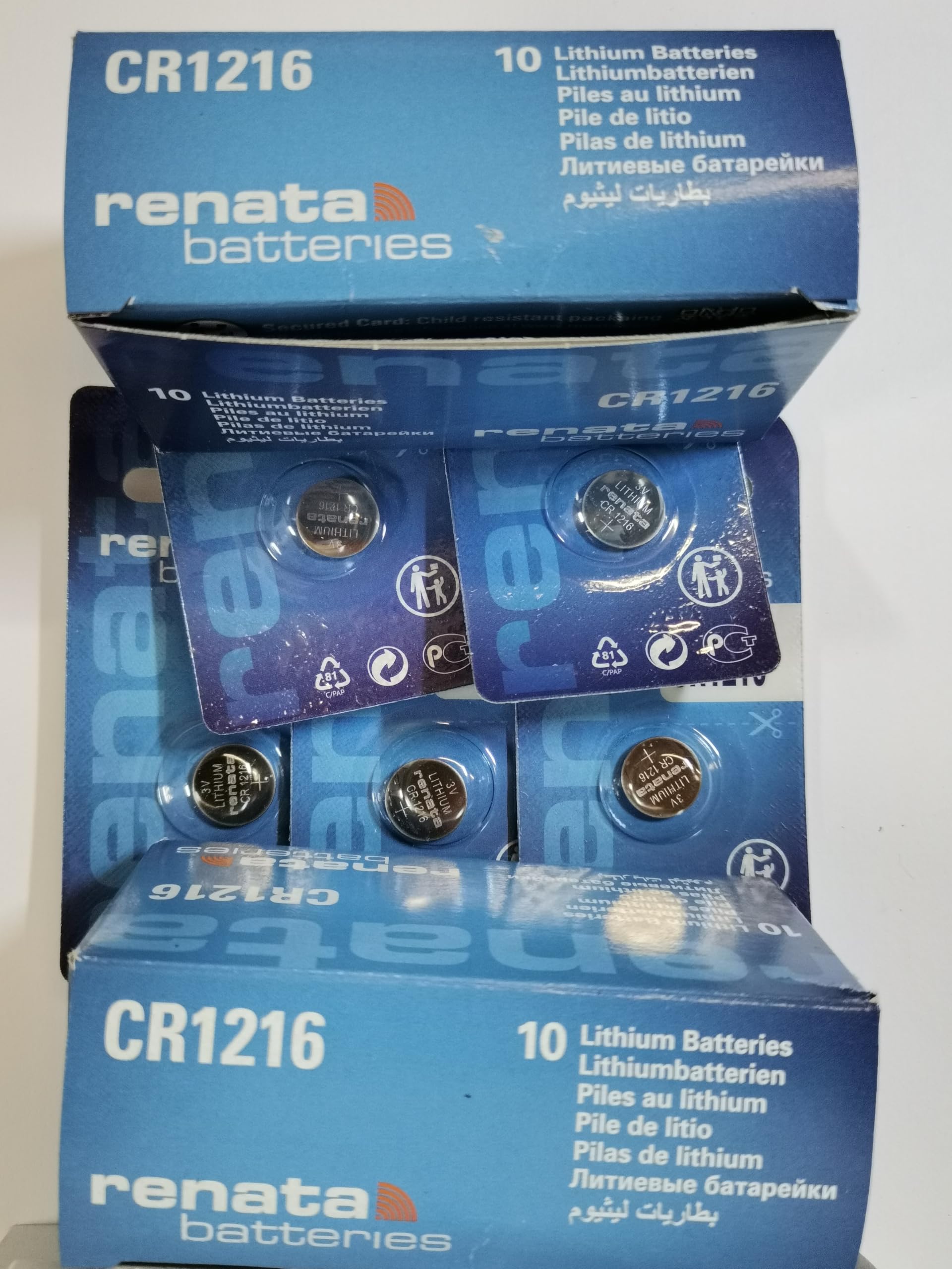 Renata CR1216 3V Lithium Battery (2 Pack)