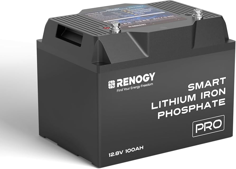 Renogy 12V 100Ah Smart Lithium Iron Phosphate Battery