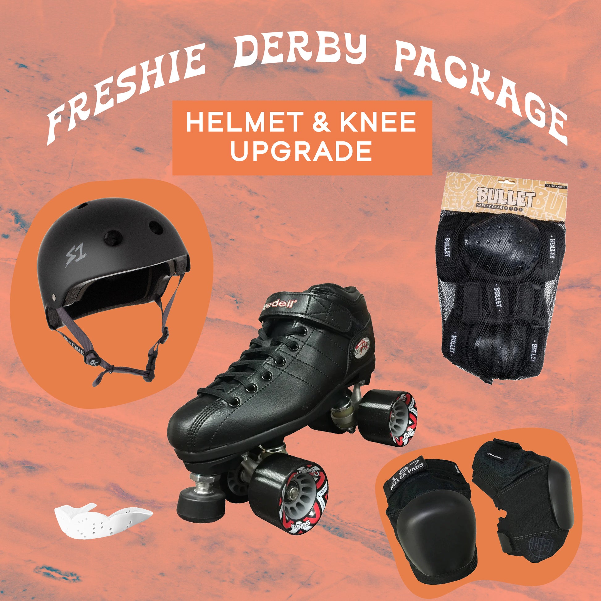 Riedel Roller Knee Pads and Elbow Pads Set